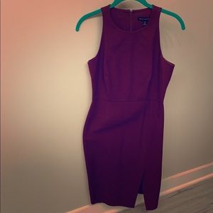 Banana Republic Flattering Burgundy Dress